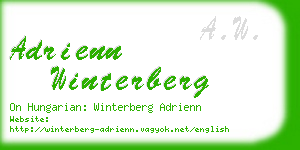 adrienn winterberg business card